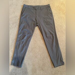 Lululemon Athletica Gray commission slim dress pants 34L